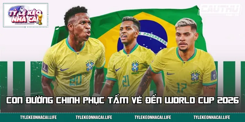 Đội tuyển Brazil chinh phục tấm vé đến với giải bóng đá lớn nhất